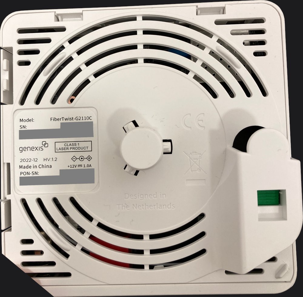 FiberTwist G2110C Back